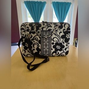 Vera Bradley Night and Day Laptop Shoulder Carry Case
